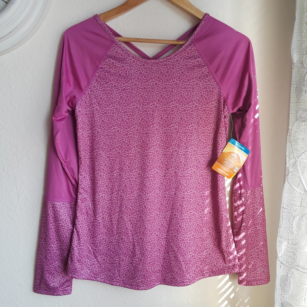 Columbia workout shirt long sleeves Small
